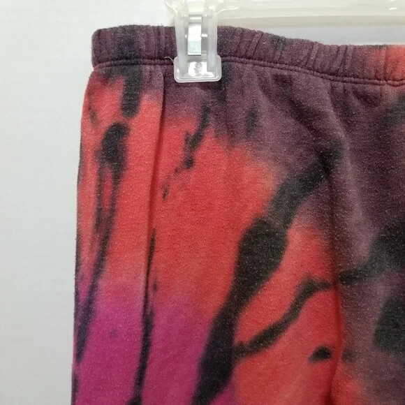 Victoria's Secret PINK sweatpants Large Supernova Tie Dye script logo colorful - Picture 11 of 15